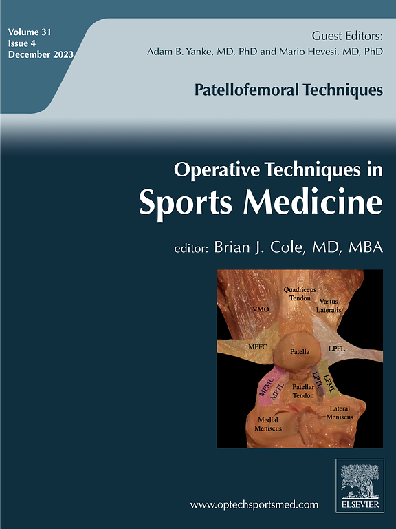 Go to journal home page - Operative Techniques in Sports Medicine